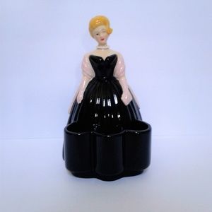 ASP 1960s Style Ceramic Vanity Vase Container